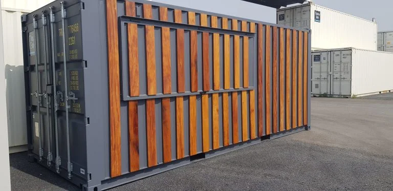Snack bar contenedor de 20 pies con ventanilla de servicio - Imagen 3