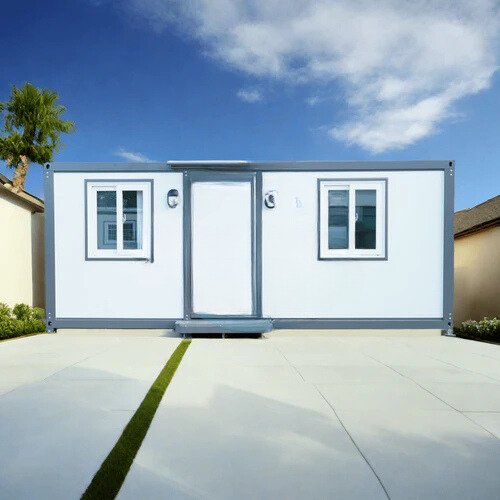 Oficina 7'x20' con dormitorio – Trabajo y descanso en obra