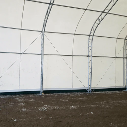 Nave doble armazón 30'x40'x20' – Gran altura industrial - Imagen 10