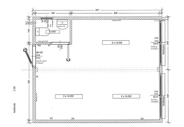 Contenedor de oficina doble – 29,4 m², modular, personalizable - Imagen 11