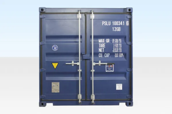 Contenedor marítimo 10 pies x 8 pies – Nuevo (One Trip) Azul - Imagen 3