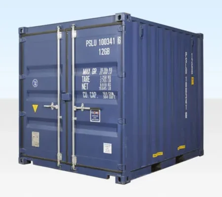 Contenedor marítimo 10 pies x 8 pies – Nuevo (One Trip) Azul