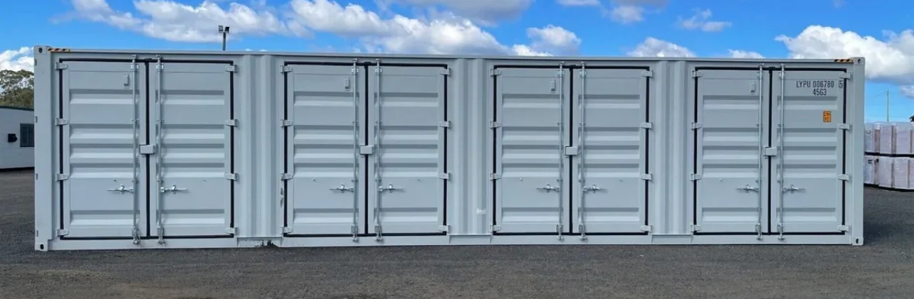 Contenedor marítimo High Cube de 40 pies con 4 puertas laterales - Imagen 2