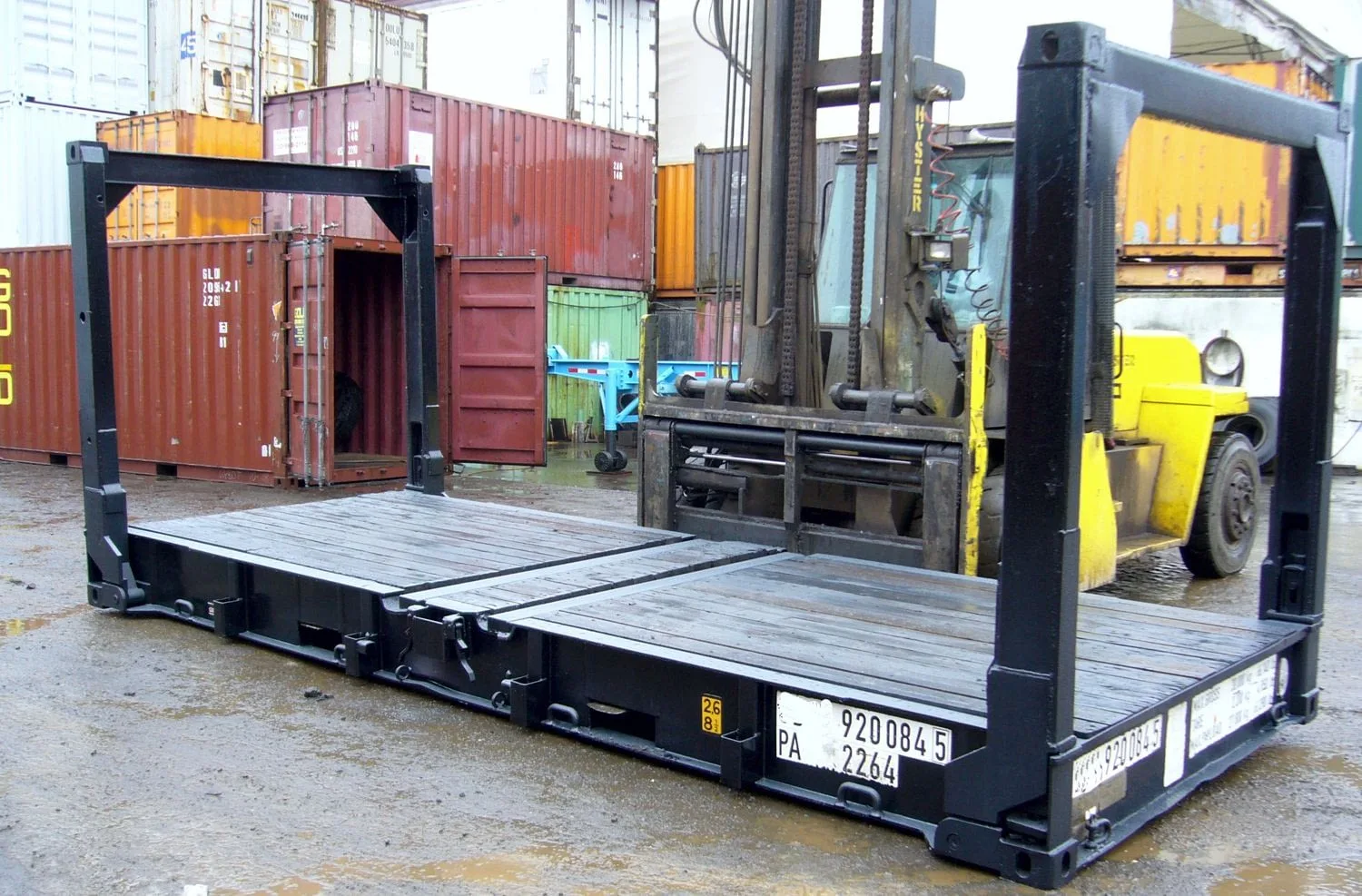 Contenedor Flat Rack 20 pies plegable – Cargas especiales