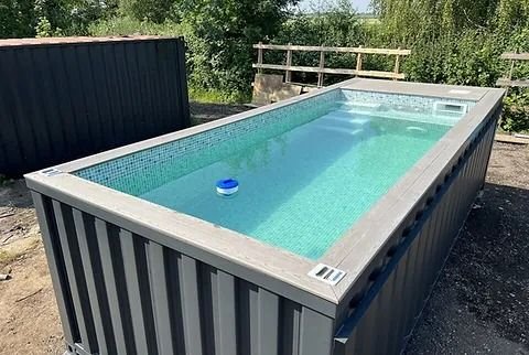 Piscina contenedor 20 pies con jet de natación - Imagen 3