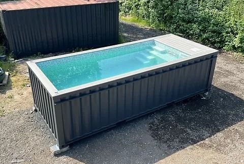 Piscina contenedor 20 pies con jet de natación - Imagen 2