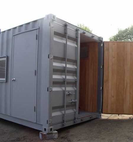 Oficinas-talleres portátiles de 10 pies – compactos y versátiles