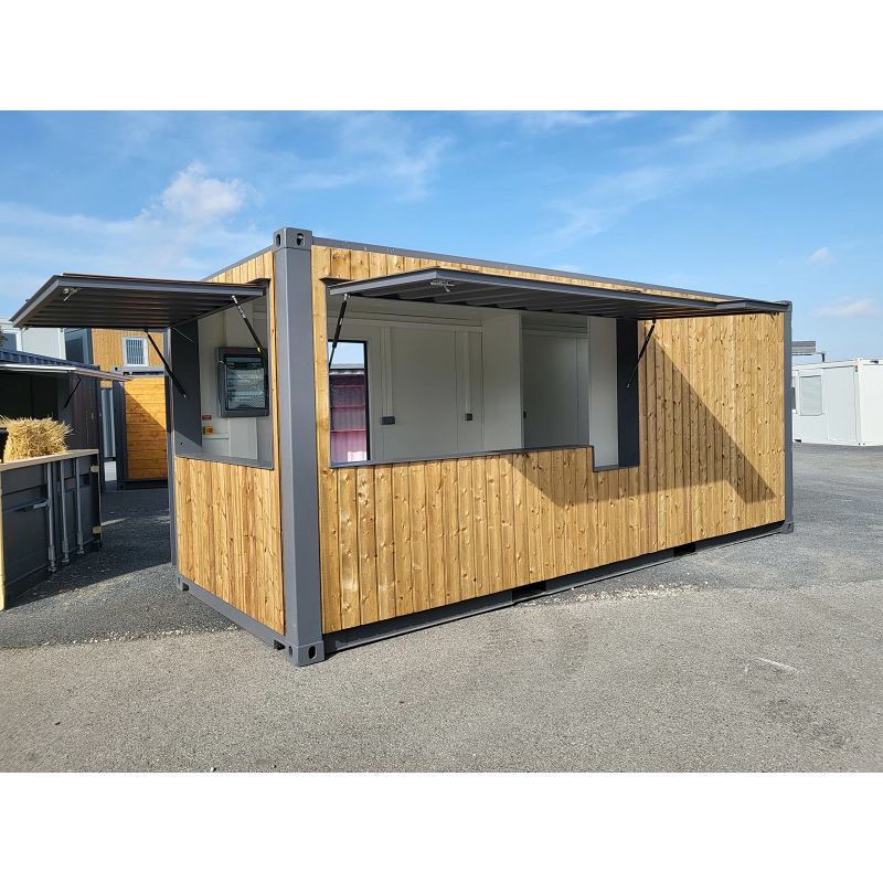 Contenedor bar de 20 pies para festivales y campings - Imagen 3