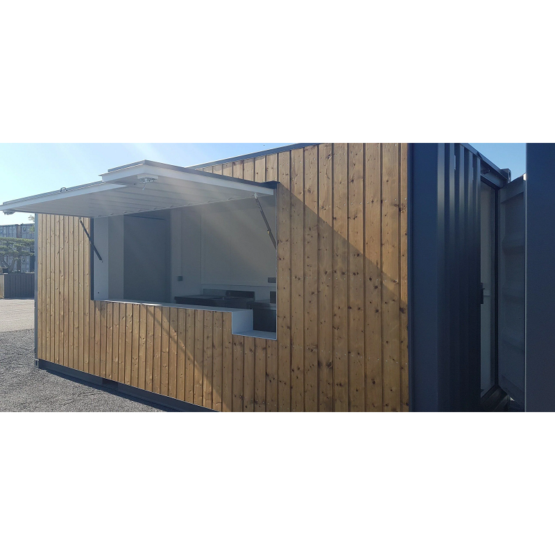 Contenedor bar de 20 pies para festivales y campings - Imagen 2