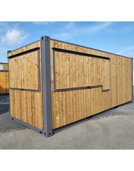 Contenedor bar de 20 pies para festivales y campings