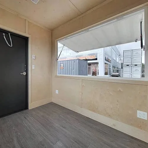 Contenedor cafetería de 10 pies – Nuevo, acabado blanco - Imagen 5