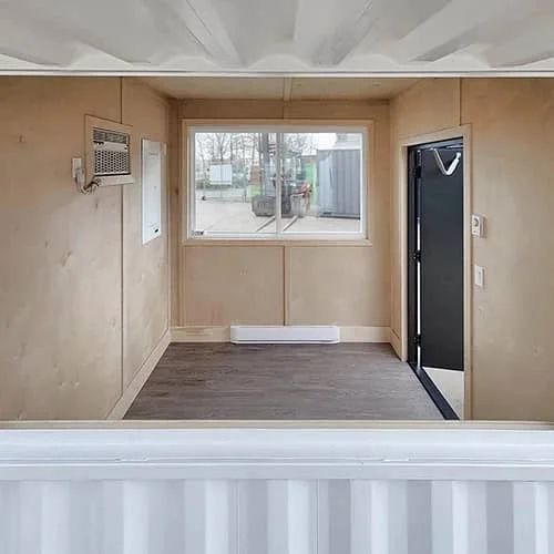Contenedor cafetería de 10 pies – Nuevo, acabado blanco - Imagen 3