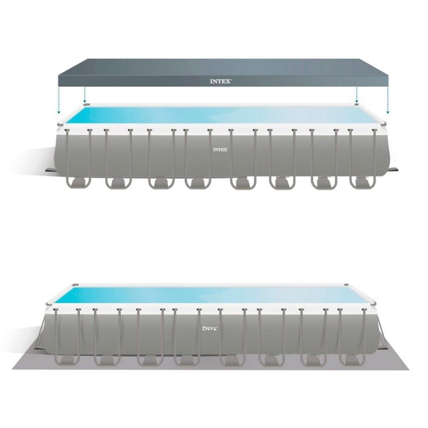 Piscina desmontable rectangular Ultra XTR Frame 10 metros con depuradora - Imagen 5