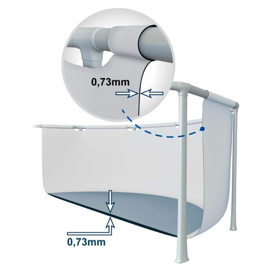 Piscina desmontable rectangular Ultra XTR Frame 10 metros con depuradora - Imagen 6